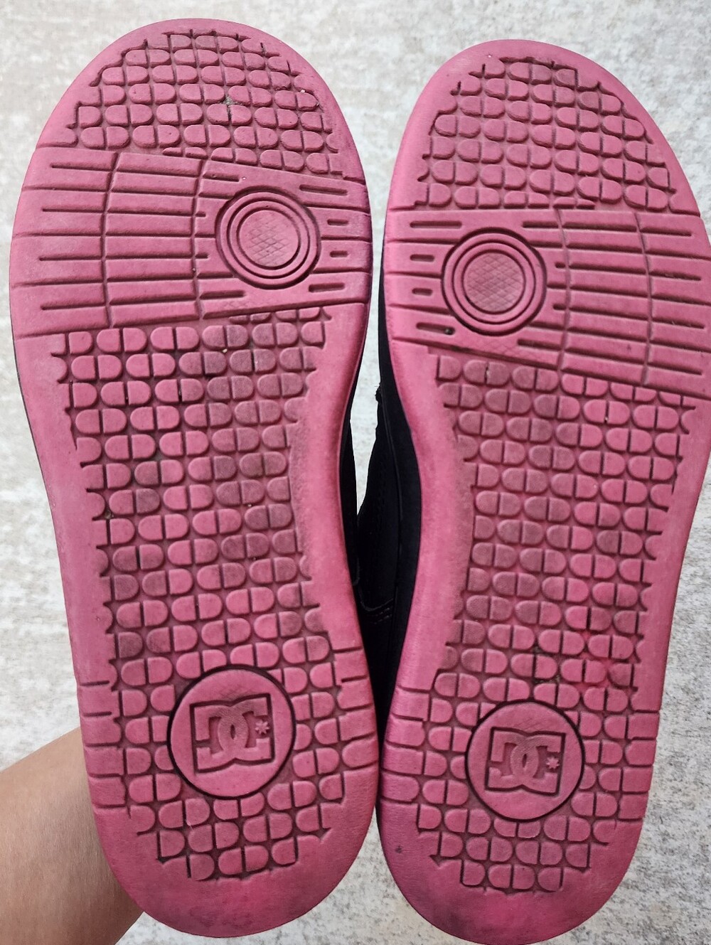 DC Womens Manteca 4 Black and Pink Low-Top Skater Sneakers, Sz 8.5 - Picture 7 of 9